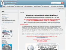 Tablet Screenshot of commacademy.org